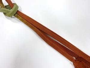 未使用品　正絹　手組帯締め